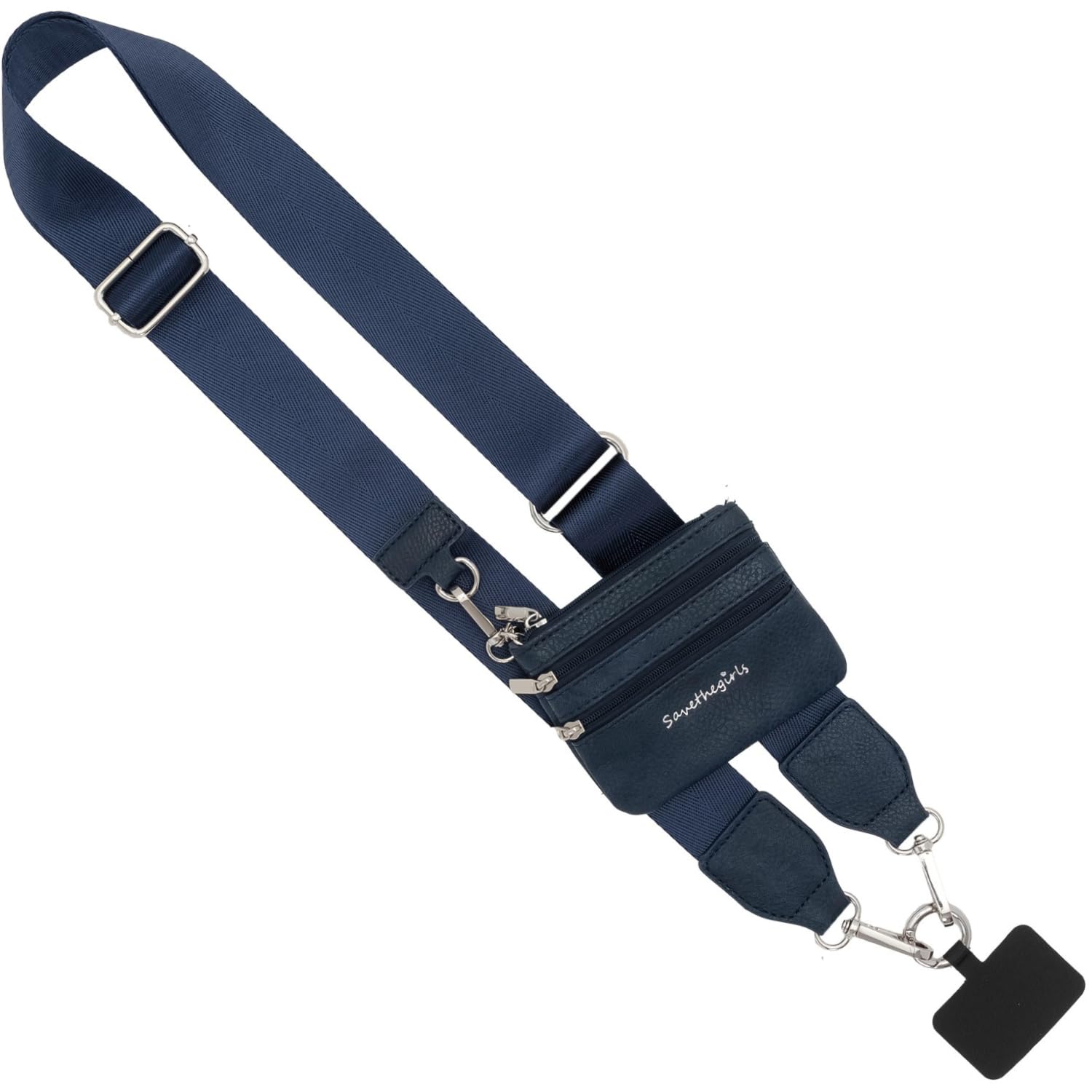 スマホアクセサリー  go 36g Amazon.com: Save the Girls Clip and Go Phone Strap Solid (Navy