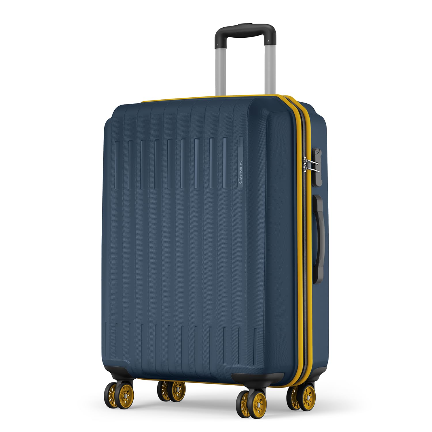 Safari Genius Alley 55cm Cabin Trolley Bag Hard Case Polypropylene, 4 Spinner Wheels, 360 Degree Wheeling Carry on Luggage, Travel Bag, Suitcase, Trolley Bags, Flintstone Softline (Grey) — Amazon image 8
