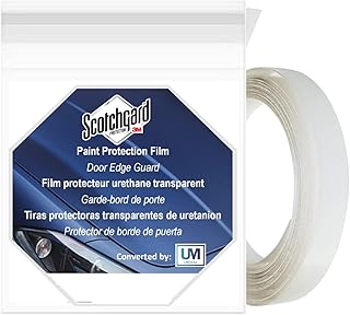 3M-Door Edge Paint Protection Film Roll 0.4 Inches x 10 Yd, 8mil 3M-PPF Protect Your Vehicle High Impact Areas Scratches Chips and Debris Clear Invisible Long Lasting Resistant UV Rays Water Weather