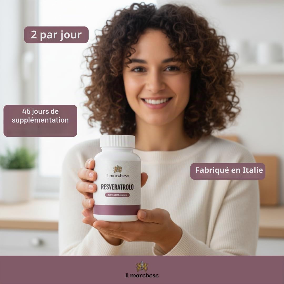 Adjuvant nad resvératrol 1000 mg pur alternative à nmn supplément anti-âge, rajeunissant cellulaire,supplément mémoire et améliore l'humeur - Amélioration de la concentration Réduit le Stress