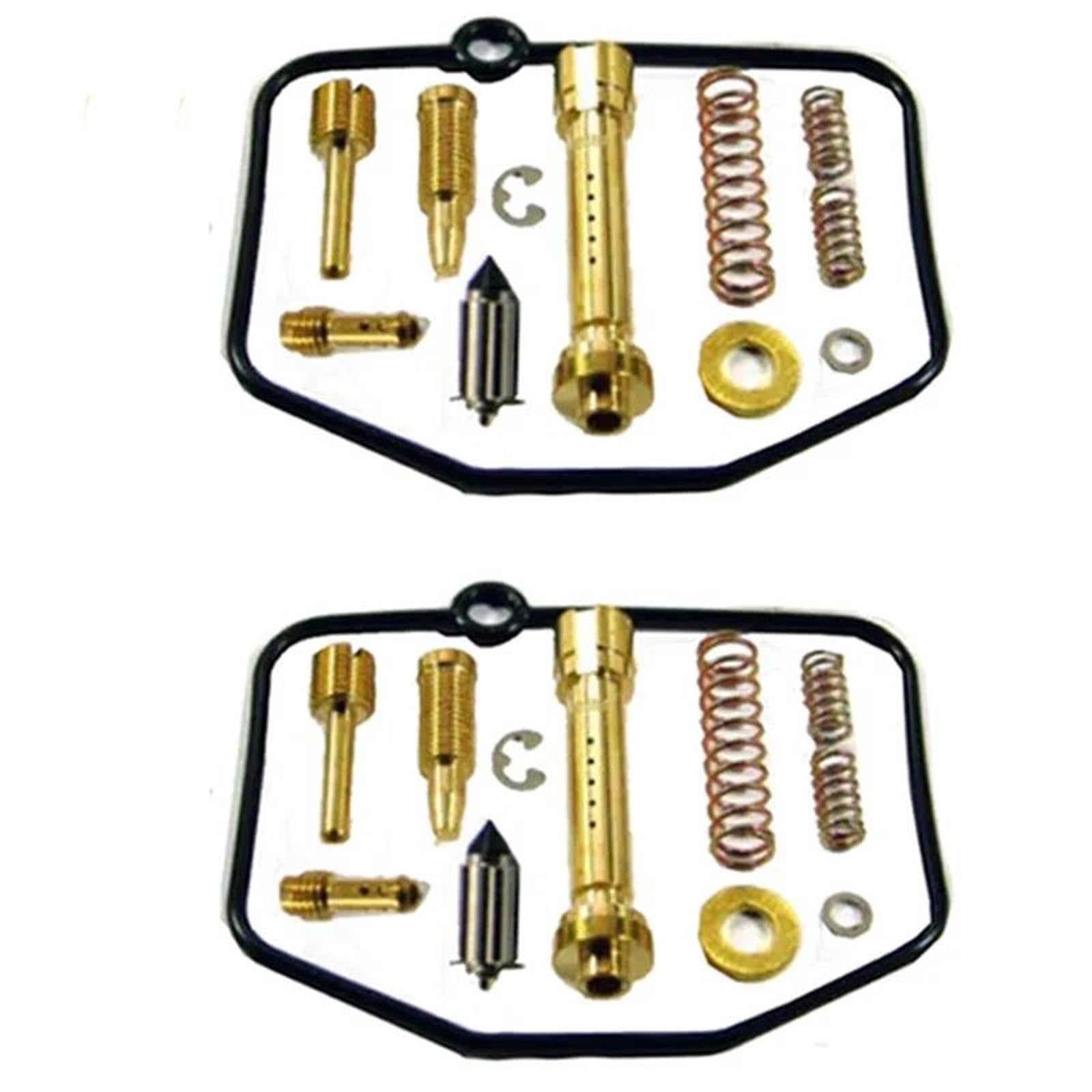 Ajuste De Carburador Kit De Reparación Carburador Motocicleta para TDR250 2YK TDR 250 1988-1990. Incluye Reconstrucción Válvula Aguja Y Junta Kit Reemplazo(Conjunto 1)