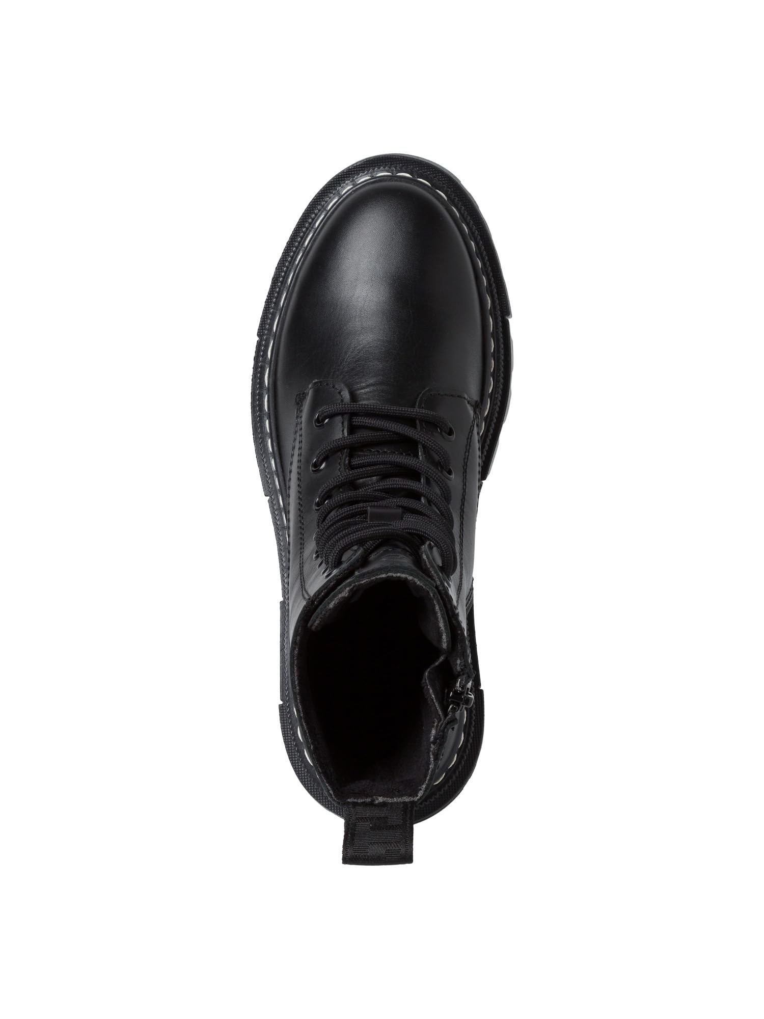 Tamaris 1-1-25276-41-003 Damen Schnürboot Leder schwarz schwarz