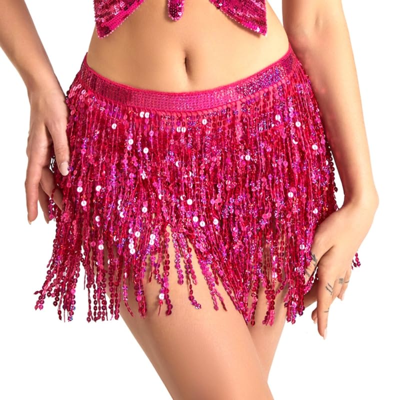 Sciarpa for anca di danza del ventre in nylon spandex