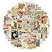 Toctax Lot de 150 autocollants vintage pour scrapbooking - Pour album photo, carnet de notes, journal intime, papier washi, carte d'invitation pour mariage - Série rétro