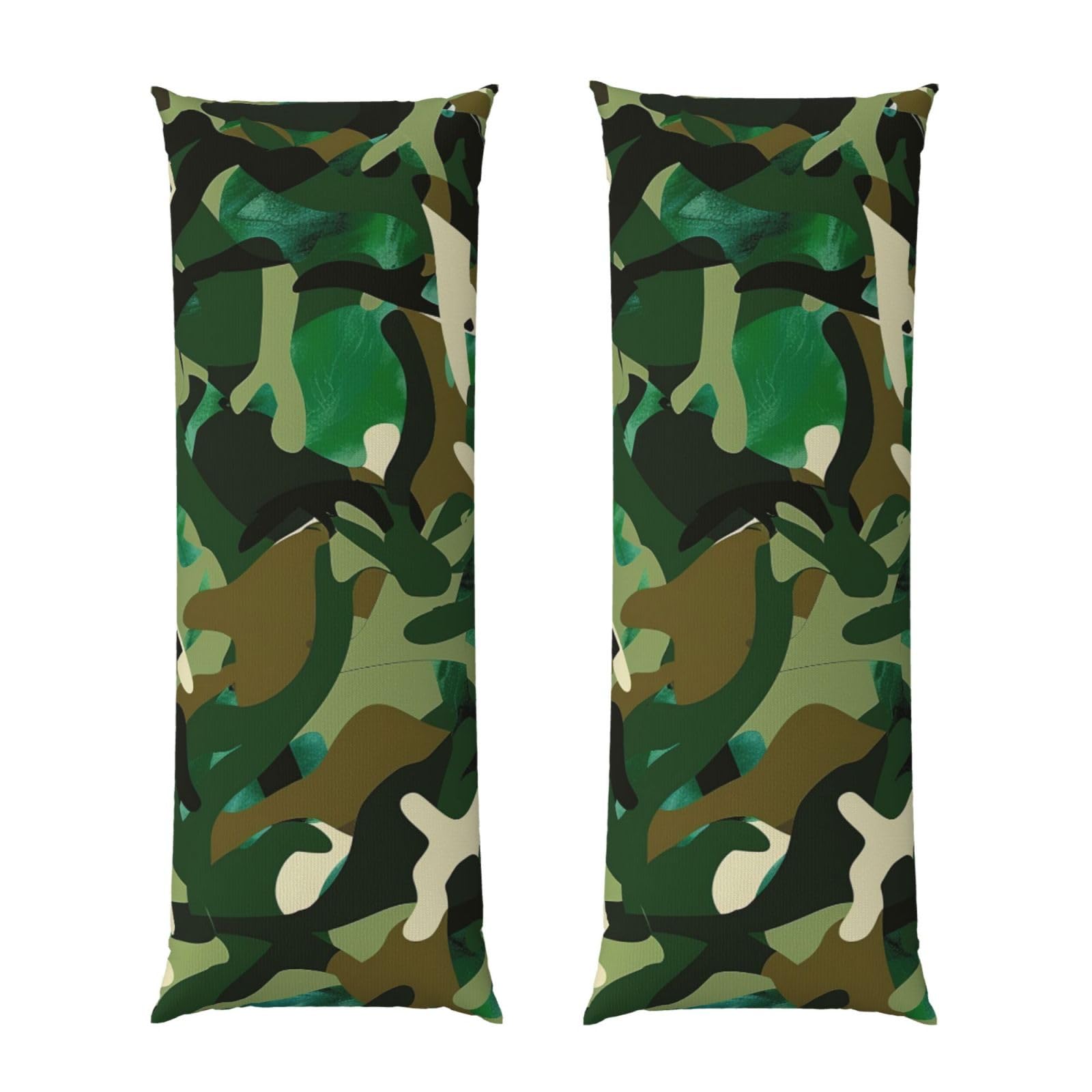 Body Pillow Cover 20x54 Inch, Abstract Camouflage Print Long Lumbar Pillow Case with Zipper Long Body Pillowcase Decorative for Bed Sofa Bedroom