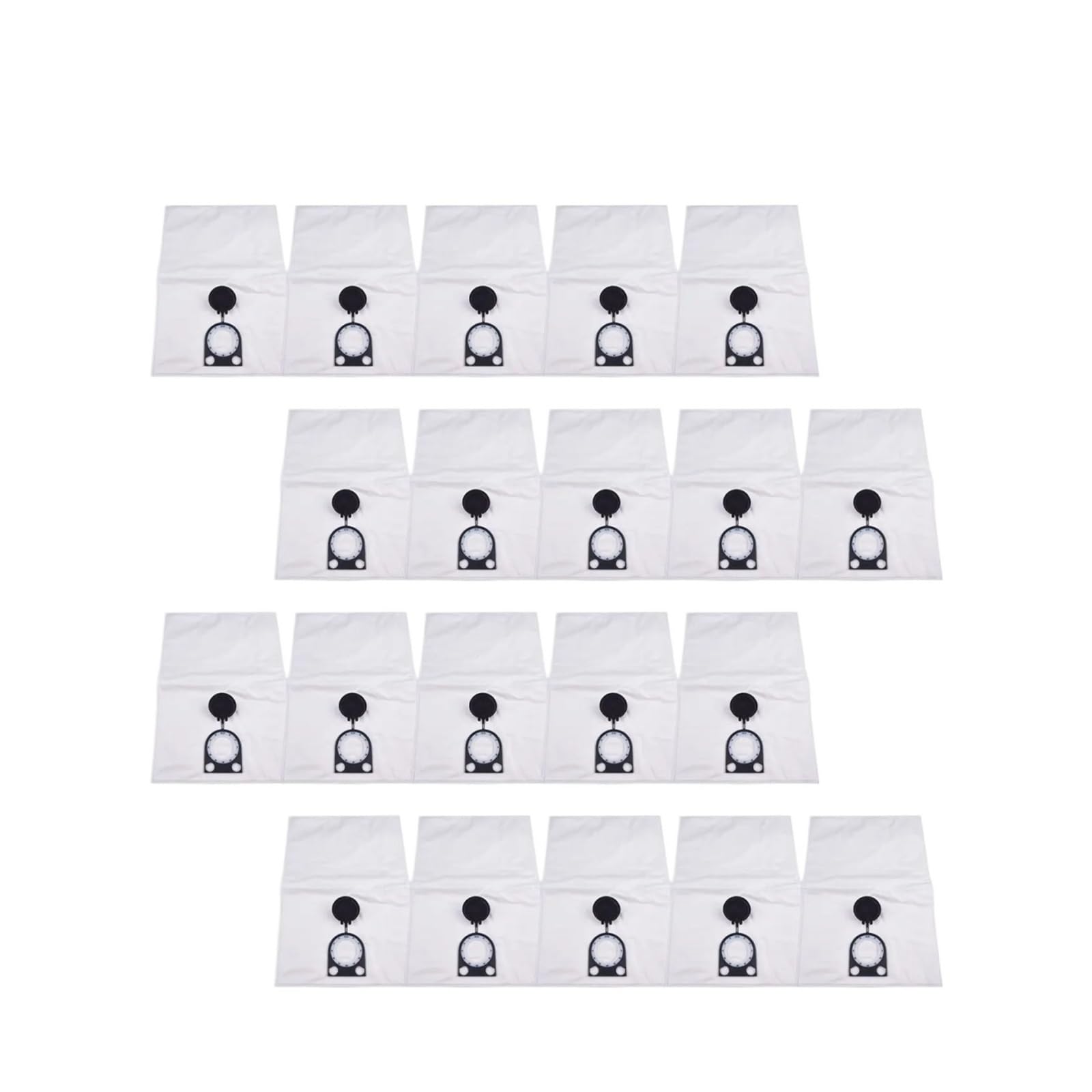 Mwmyquext 20Pcs Compatible For Bosch Gas 35L Sfc, Gas 35M Afc,Vacuum Cleaner Bag