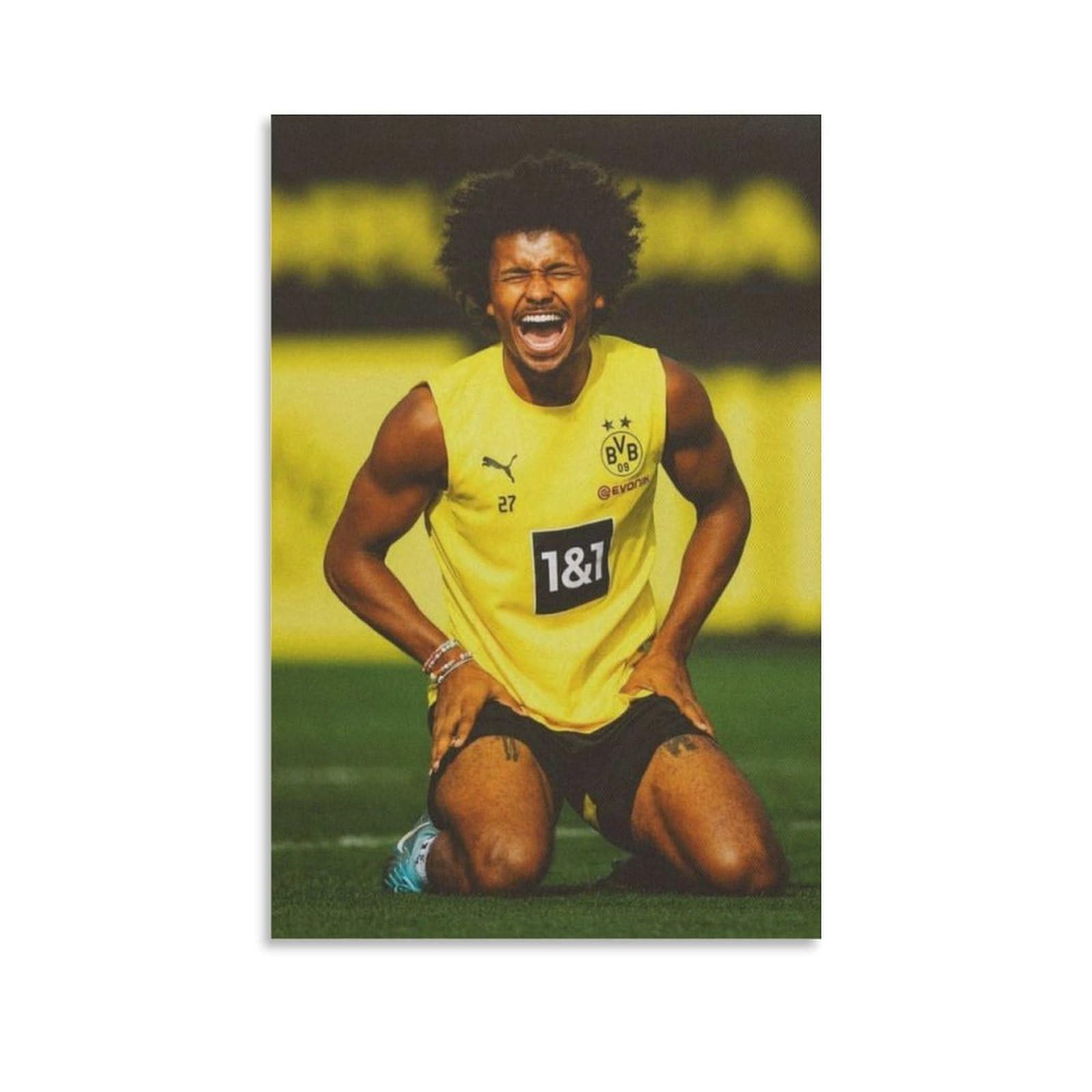 FCOIN Karim Adeyemi Canvas Poster Poster Print Art Wall Painting Canvas Posters Modern Bedroom Decor 20x30inch(50x75cm)