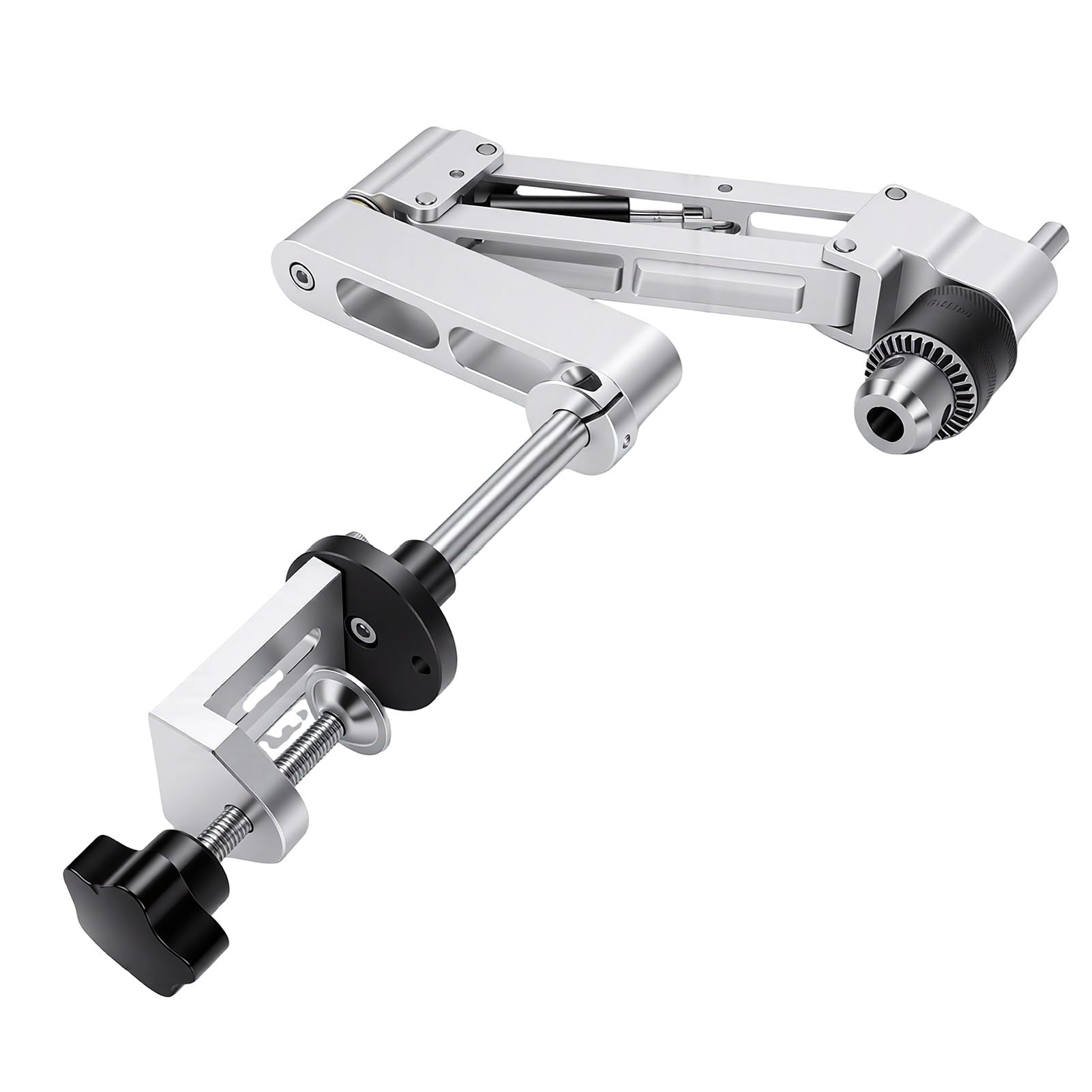 Generic Staffa a Sbalzo per Maschiatura Braccio Regolabile per Supporto di Maschiatura Orizzontale Verticale in Progetti CNC Lega di Alluminio Corsa 130 Mm