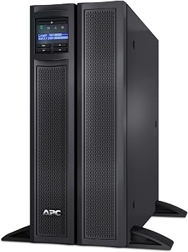 APC Smart-UPS SMX2000LV 4U Convertible Rack/Tower Back-UPS 2000VA Backup Power with NEMA 5-15R, 5-20R, L5-20R Outlets, SmartConnect Port, SmartSlot, AVR, LCD Screen and 16GB USB Storage