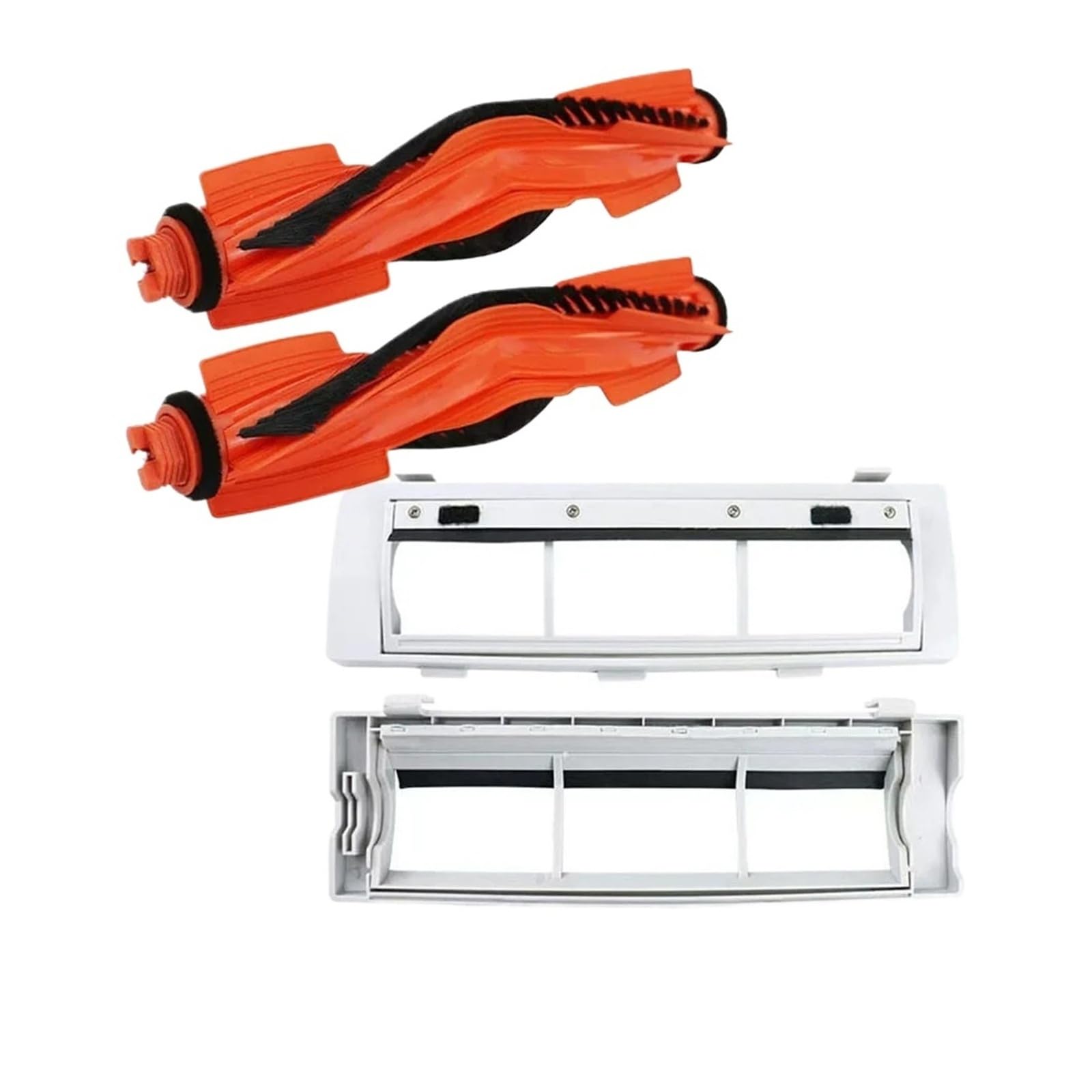 AIHDBCL Compatible For Xiaomi，S40 OV81 H40 OV51 Robot Vacuum Main Brush Cover Roller Brushes(4pcs)