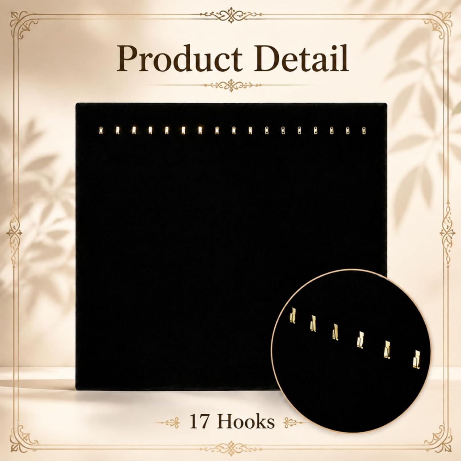 6 Pcs Necklace Display Board with Hooks image 3