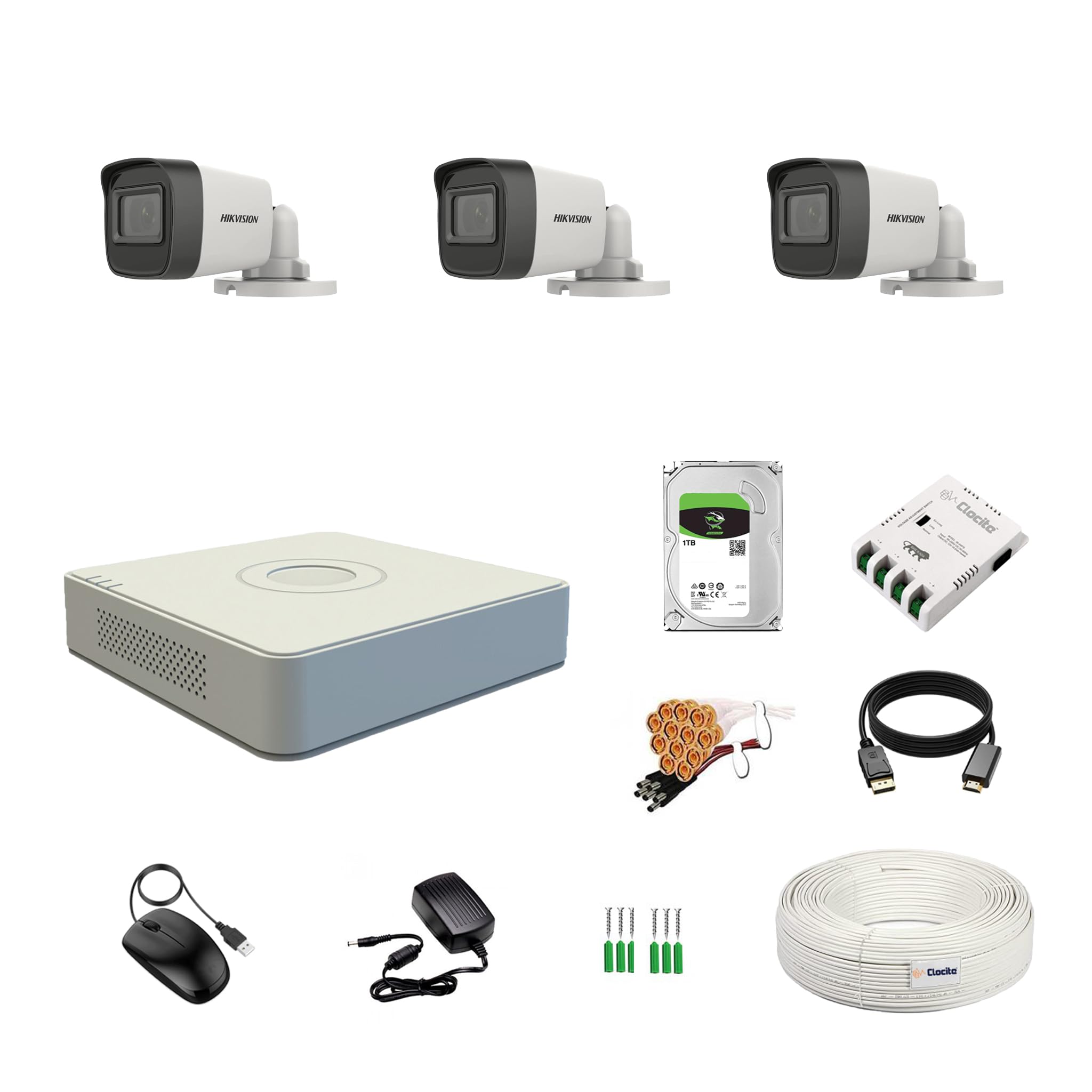 Hikvision 8 Channel DVR Kit - 5MP Cameras & 2TB HDD -10