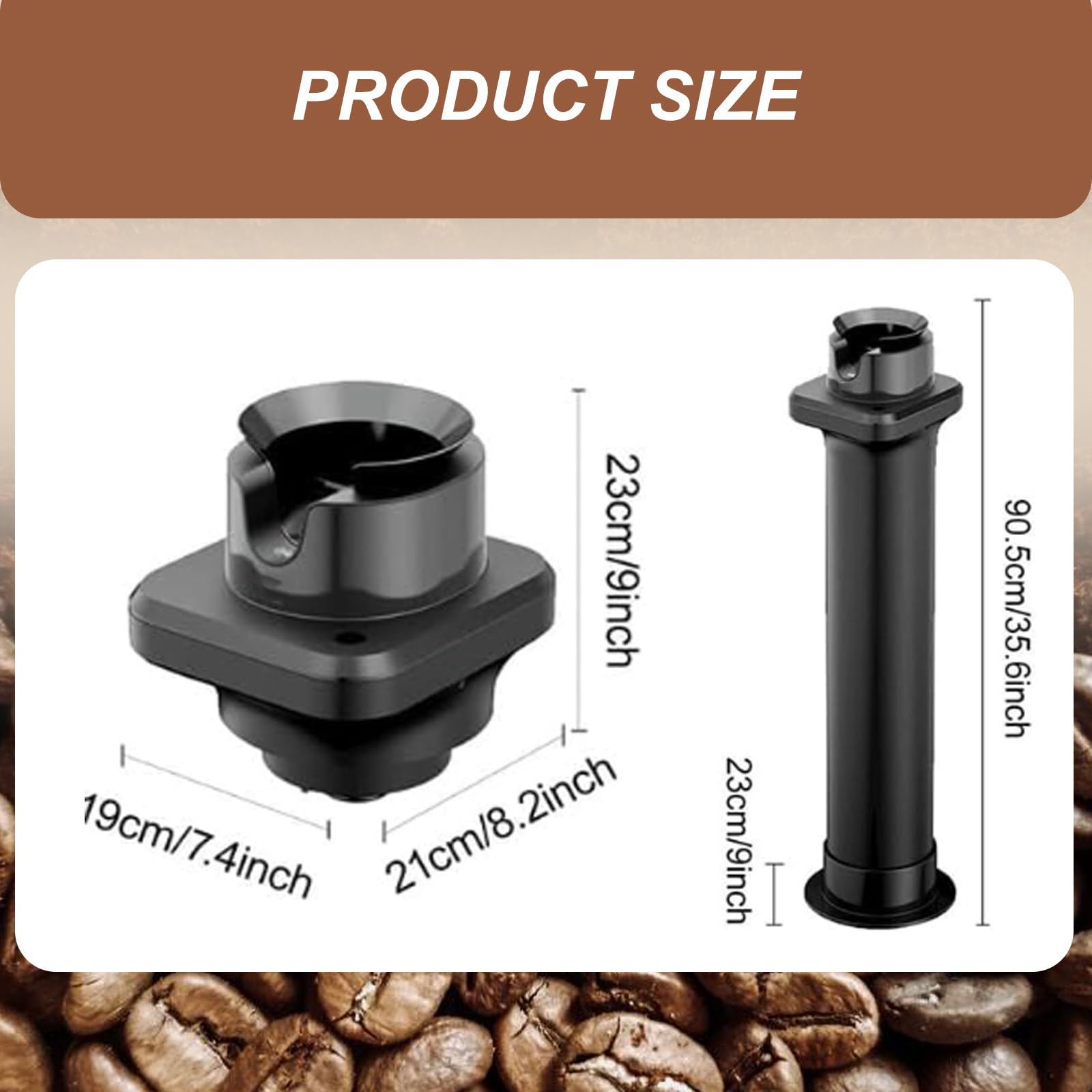 Limpiador De Portafiltros De Café De Escritorio, Revestimiento ExtraíBle, Mango De InduccióN con Arranque AutomáTico, Limpia Los Posos De Café En 3 Segundos, con 3 Cabezales De Limpieza