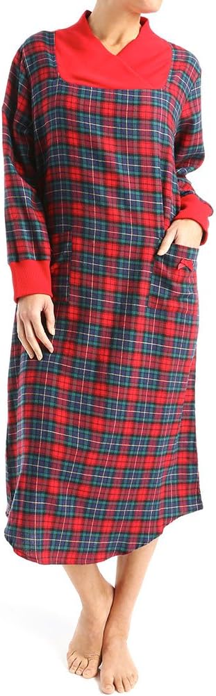 KayAnna Plaid Lounger, Red Plaid, Large