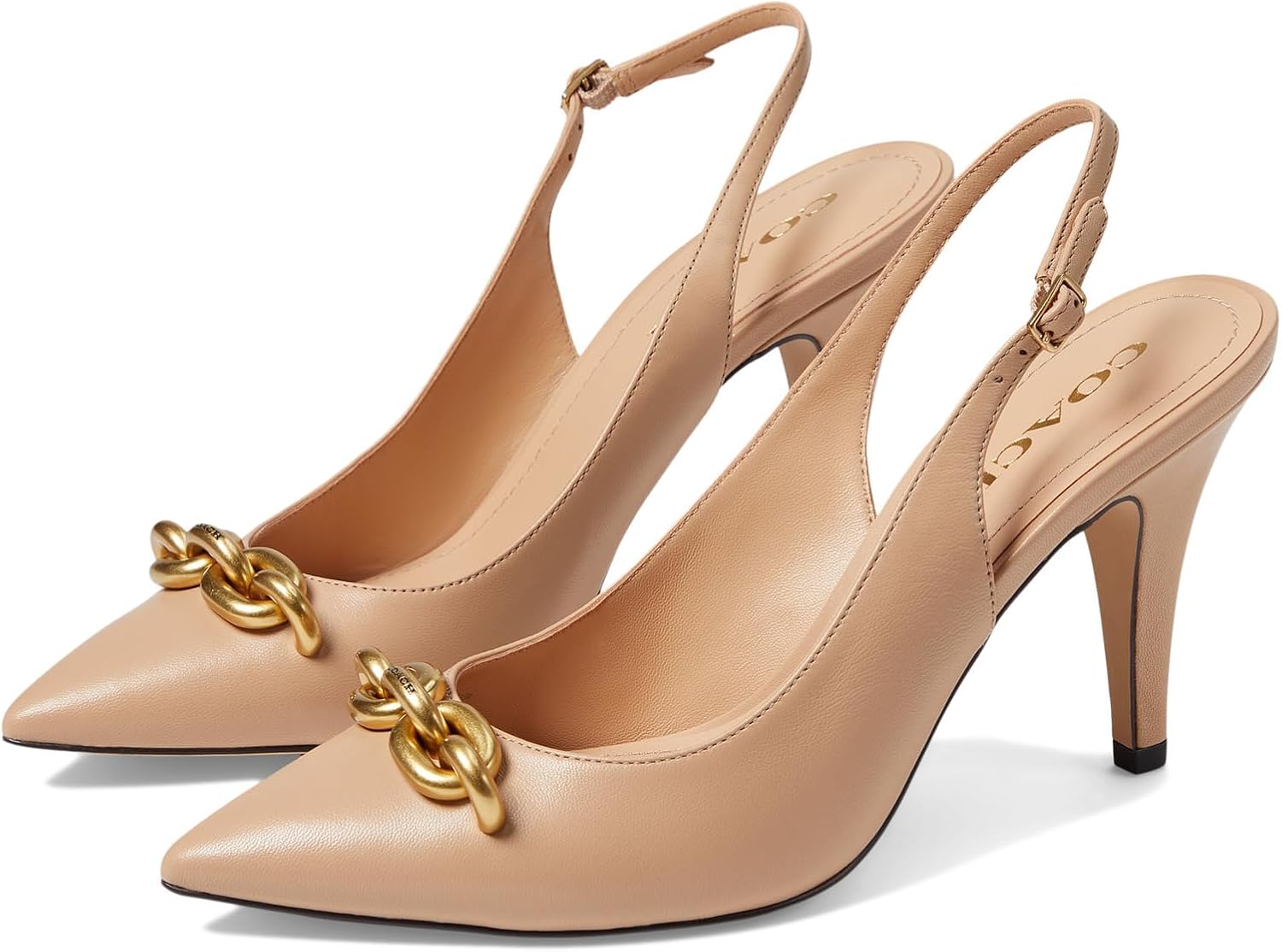 Coach Sadie Leather Slingback Pump