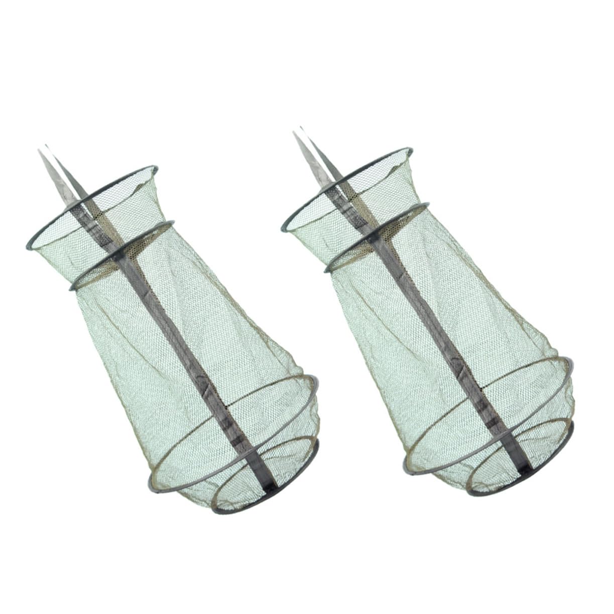 Yardwe 4 Uds Cebos De Pesca En Jaula para Peces De Pesca Plegables