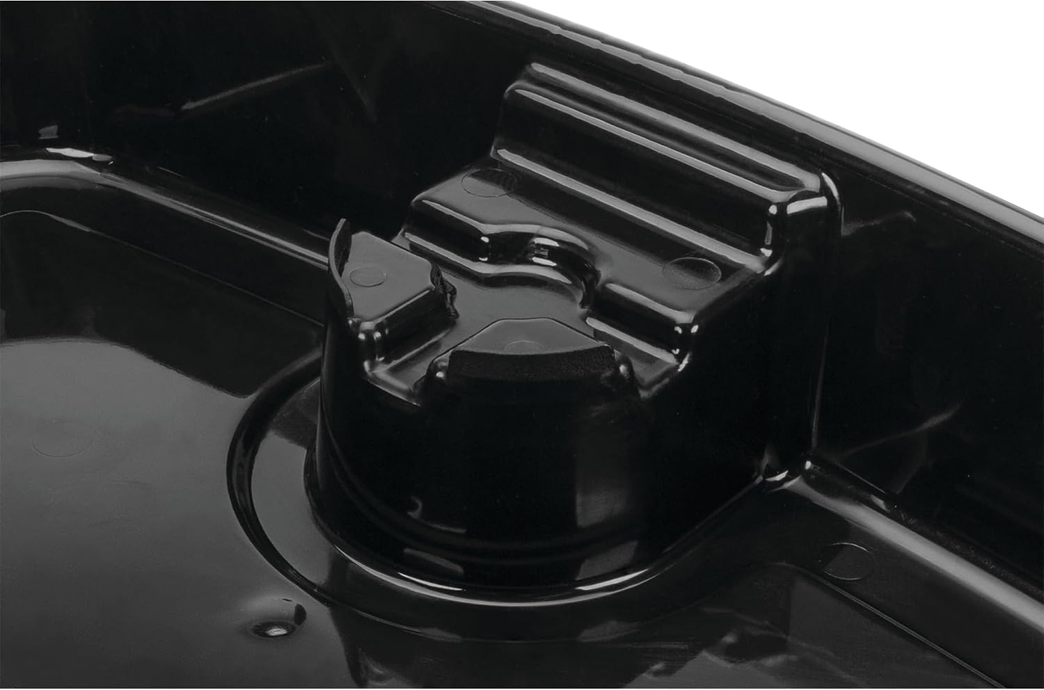 Performance Tool W4079 11-Quart Oil Drain Pan, Chemical-Resistant, Oil Filter Stand, Black
