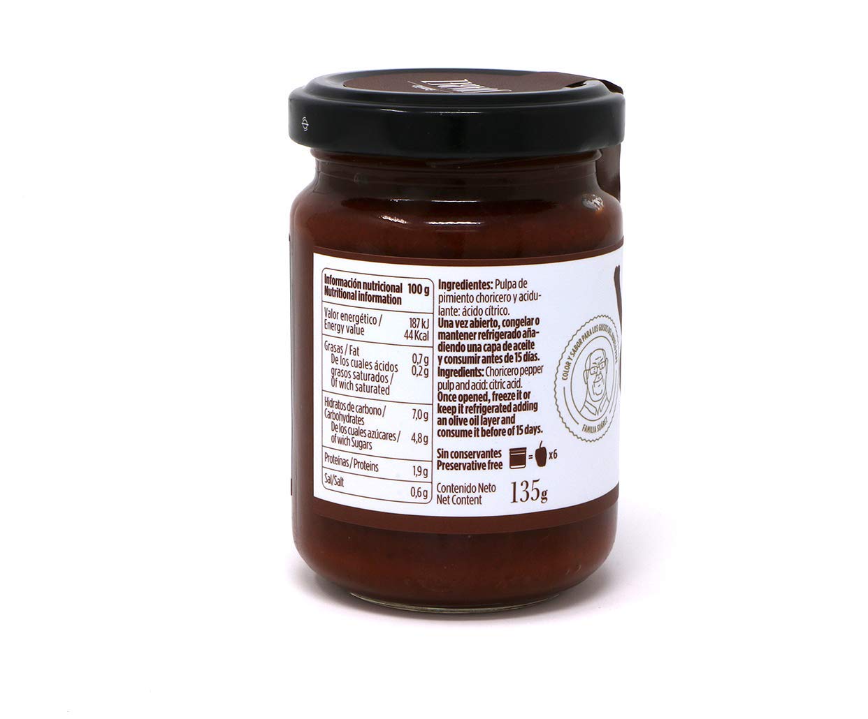 Pulpa De Pimiento Choricero Jr Tarro 135 G