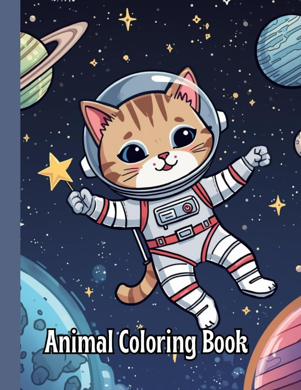 Animal Coloring Book: A Fun Career Coloring Book for Kids - Featuring Cute Animals as Doctors, Chefs, Astronauts, and More!