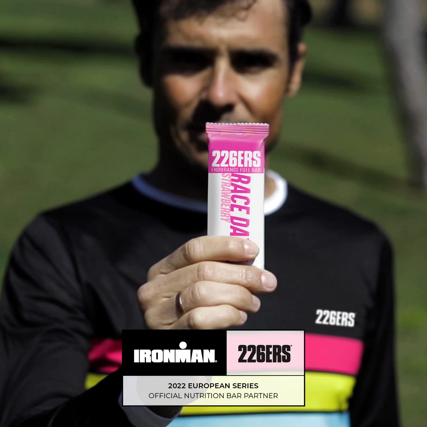 226ERS Race Day Bars, Barres Energétiques Végane pour une Meilleure Endurance, Energy Bars, Cacahuète - 30 barres x 40gr