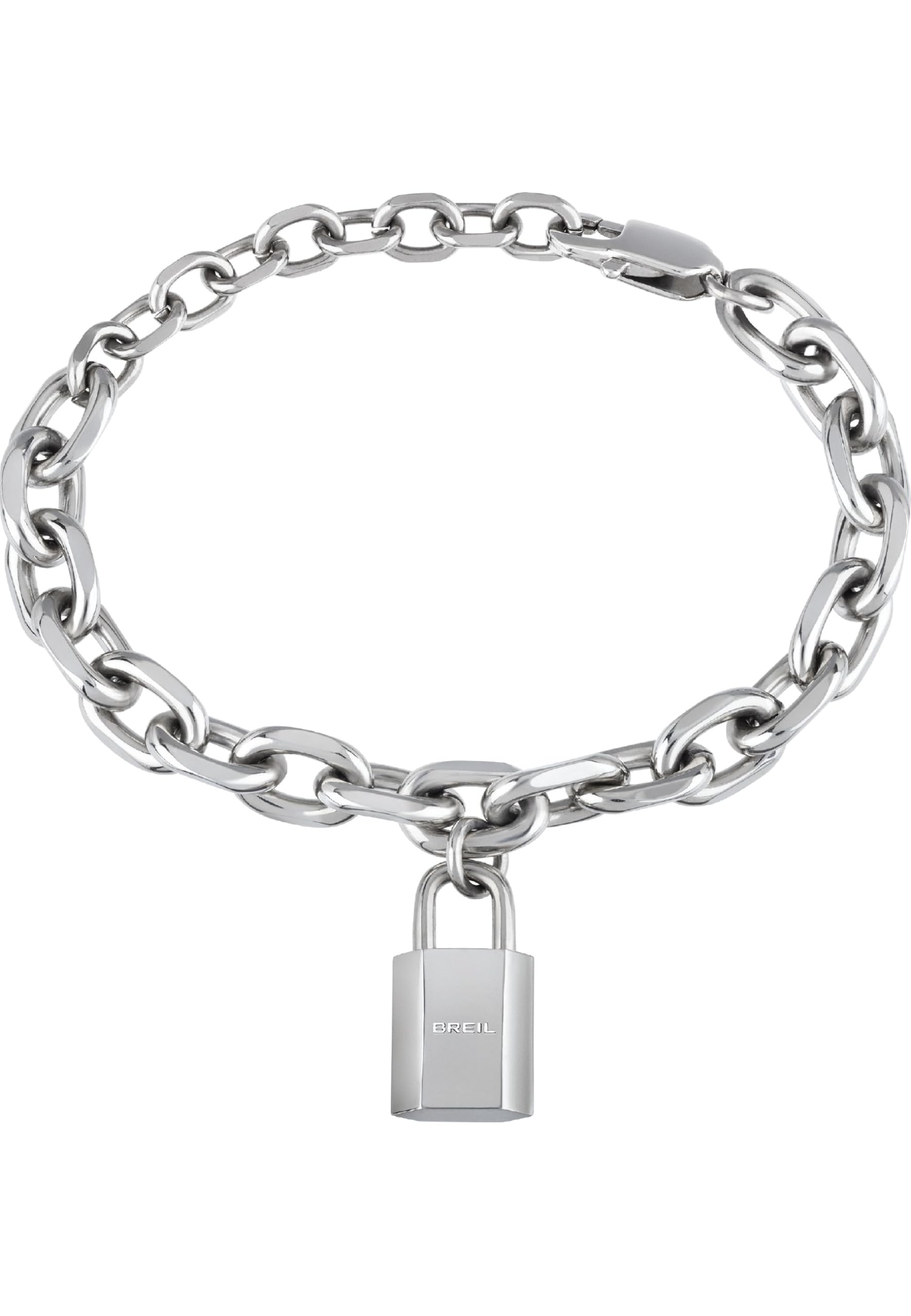 Breil - Women's Bracelet Promise Collection TJ3076 - Gioielleria Donna - Bracciale In Acciaio Per Donne, Con Chiusura In Acciaio E Finitura A Specchio, Argento - Regolabile Da 15 Cm A 21 Cm-image