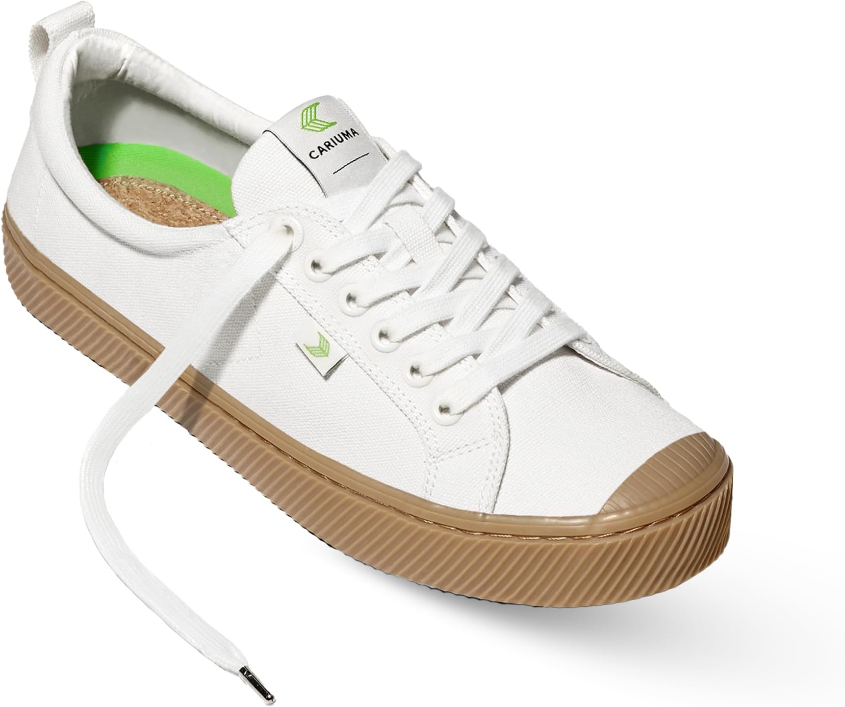 OCA Low Canvas Sneakers, Comfortable Shoes for Men, Lightweight & Sustainable, Versatile Casual Footwear with 100% Vegan Insoles, Rubber