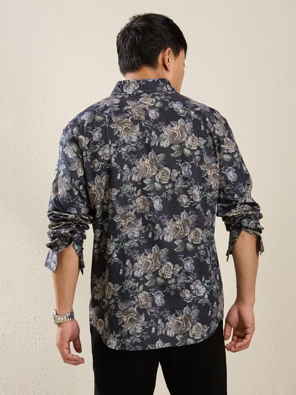 Image of MARK & ALBERT Men's Slim Fit Cotton Formal Shirt