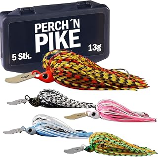 Chatterbait Set 13g, 5er-Box Hecht/Barsch