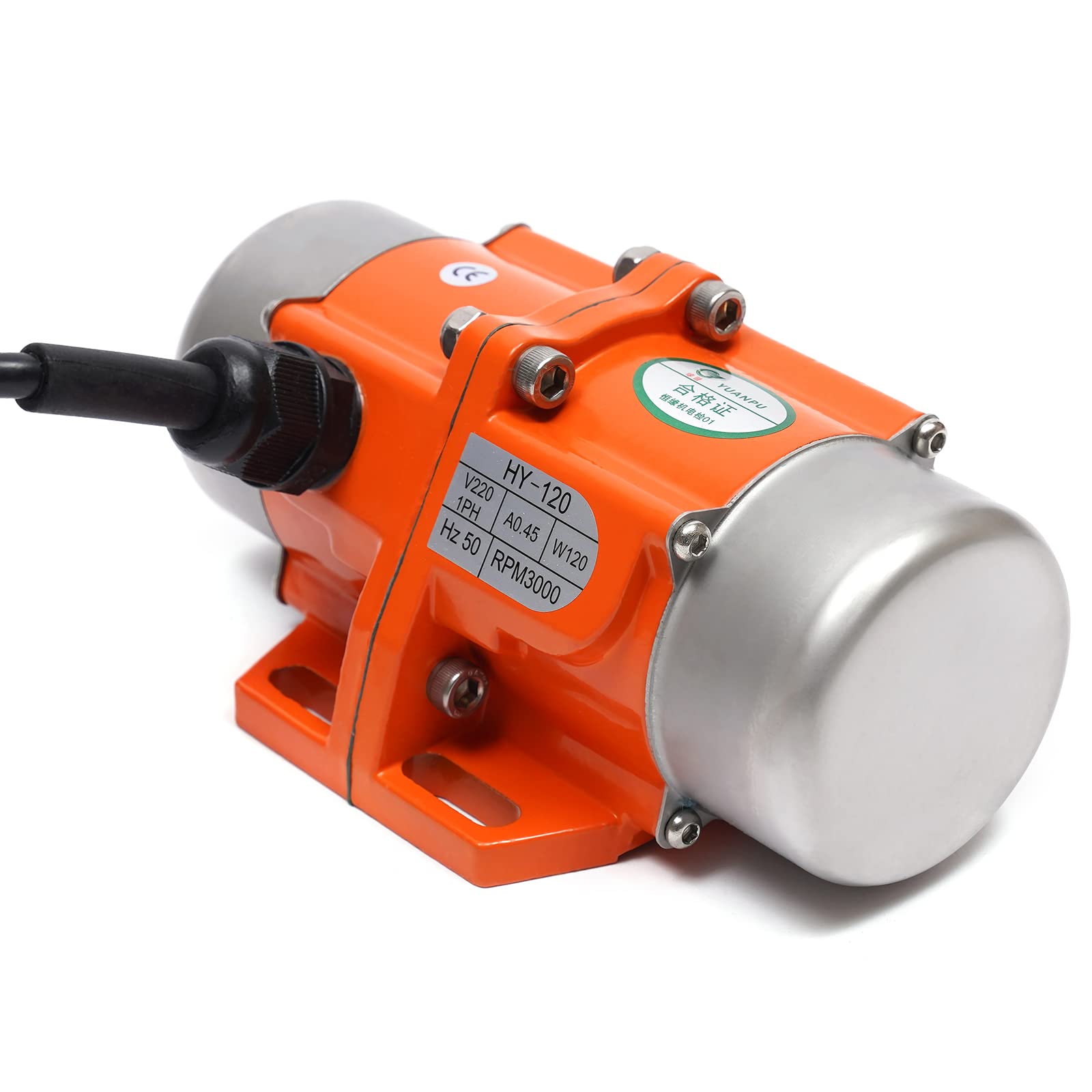 Motore a vibrazione elettrico, 3000 giri/min, vibratore a 1 fase, motore monofase per minerari, metallurgia carbone, elettricità edilizia