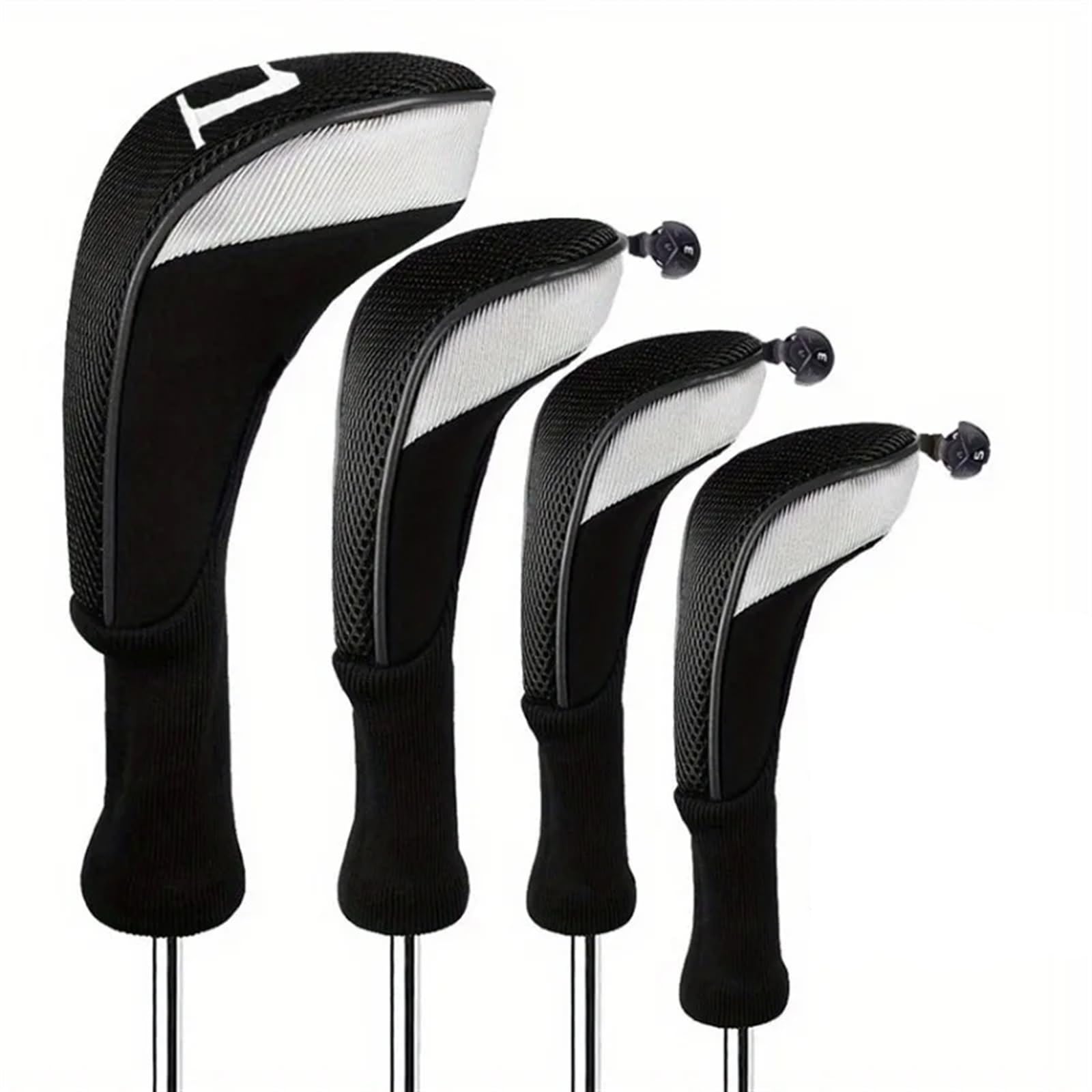 4 Fundas Protectoras for Cabezas de Palos Golf Funda para Cabeza de Palo de Golf
