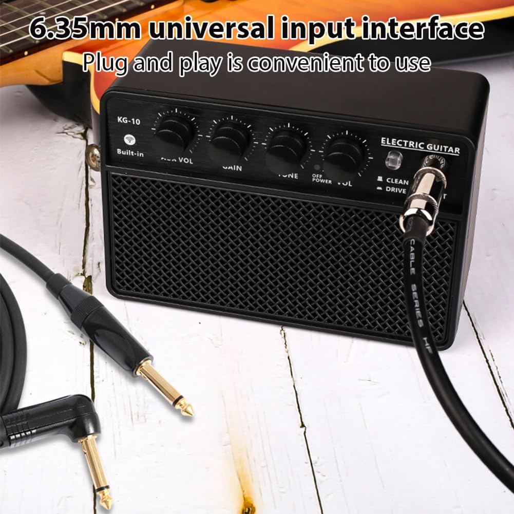Piccolo Altoparlante per Chitarra Elettrica Mini Altoparlante Portatile per Chitarra Adatto per La Pratica Quotidiana e Le Esibizioni di Strada