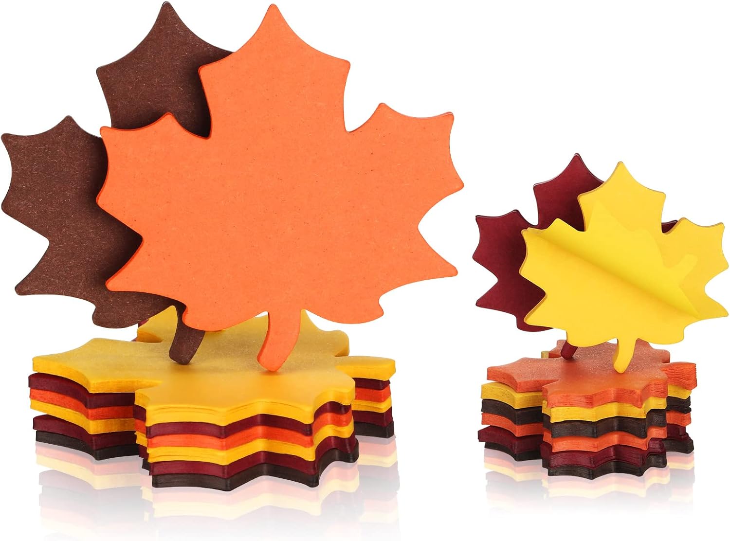 400 Sheets, 16 Pack Maple Leaf Sticky Notes Cute Leaf