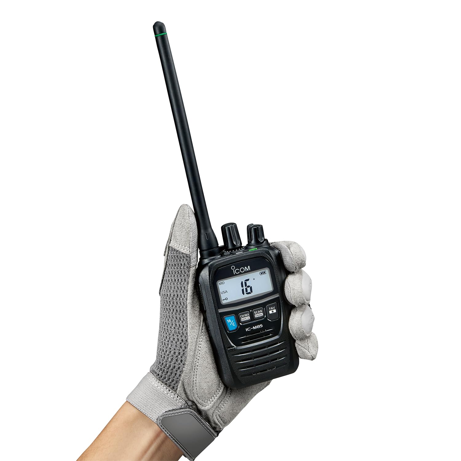 Amazon.com: Icom M85 21 USA VHF Dual Band Handheld Radio; Land (5W, 3W, 1W) & Marine (2W, 1W) : Electronics