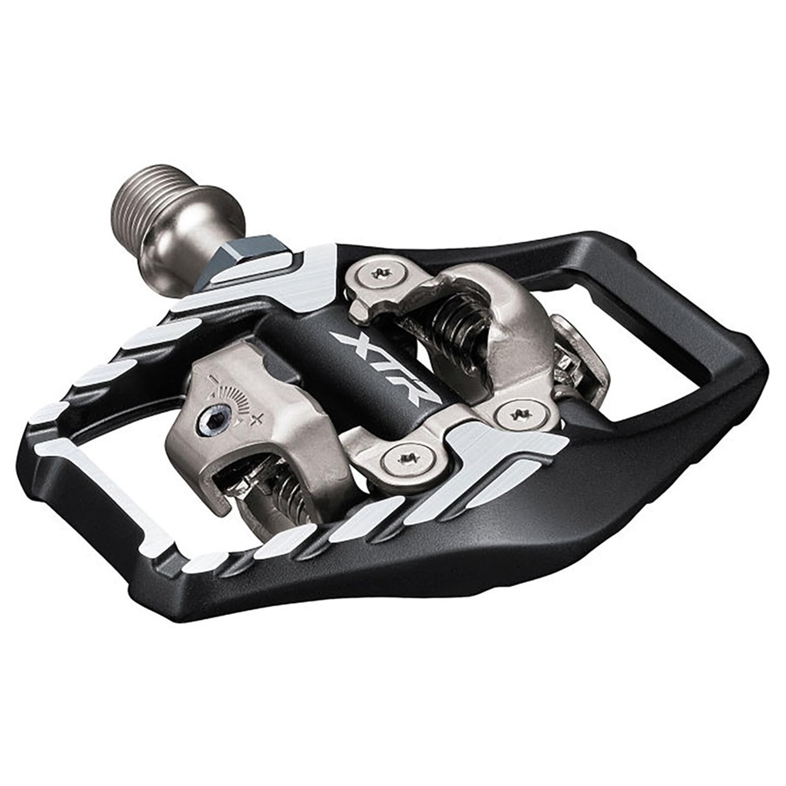 Shimano2091876000 Unisex Adult Pedals for Mountain Bike, Aluminium, Black, One Size