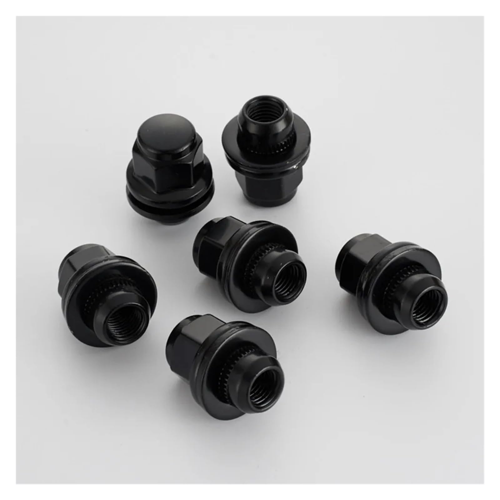 Nakrętki kół 12 mm x 1,5 do 1,46 cala, długości 37 mm, sześciokątnej srebrnej/czarnej nakrętki siodełka 21 mm(Sliver 10 pcs)