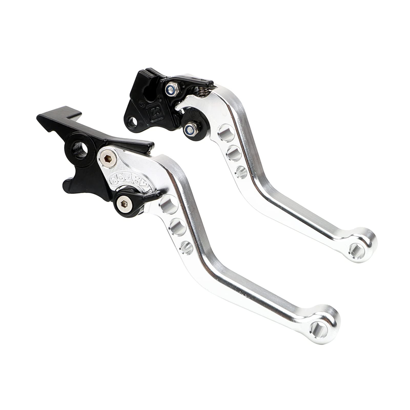 WKDYRIWO 1 Pair Alloy Motorcycle Brake Handle CNC Clutch Drum Lever Universal for Motorbike Modification Motorcycle Brake Clutch Levers