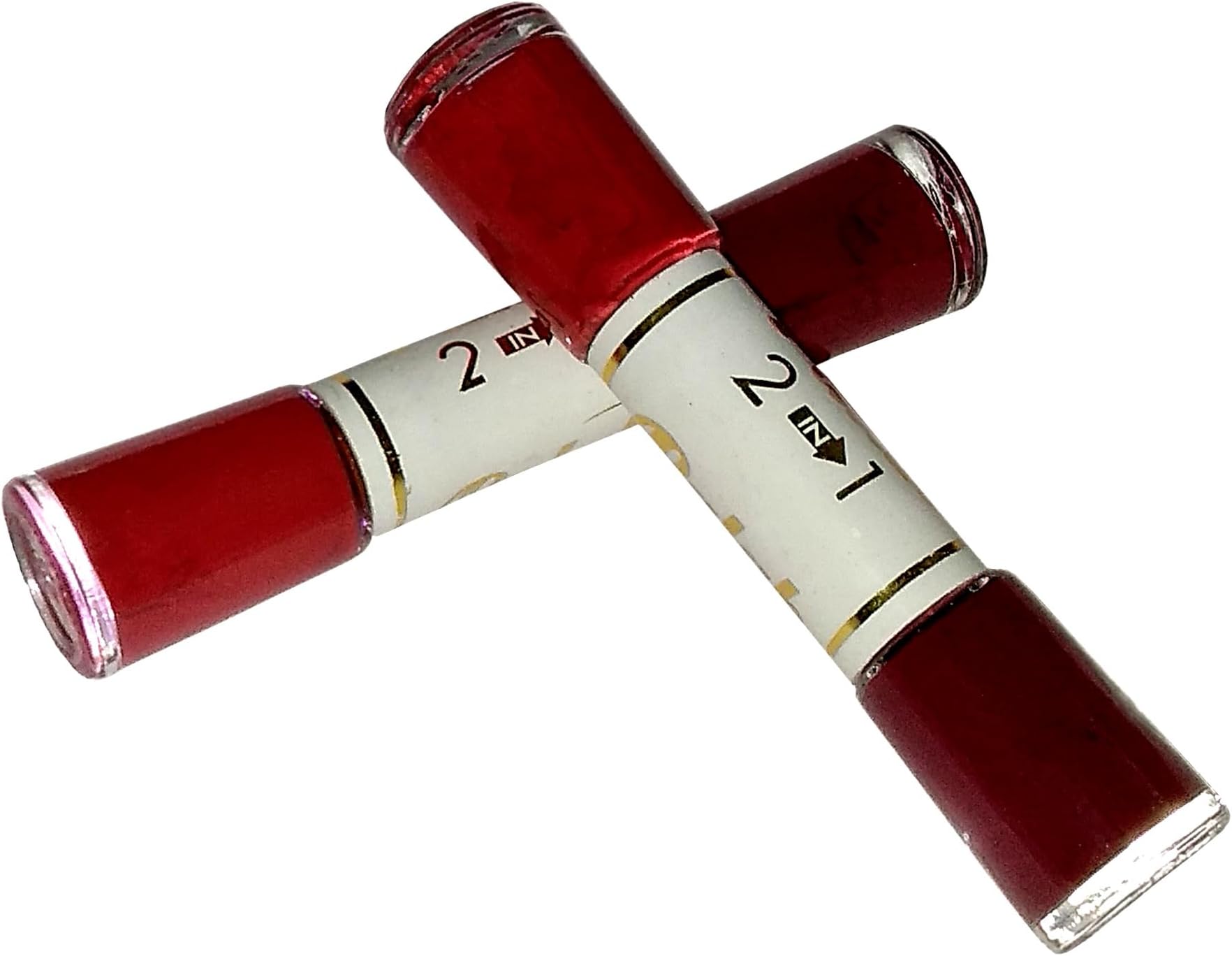 (Pack of 2) (2in1 Red&Maroon) Highly Pigmented Rich Color Liquid Sindoor For Women || Quick Drying & Long Lasting || Velvet Matte Finish || Water-Proof, Smudge-Proof, Crease-Proof)