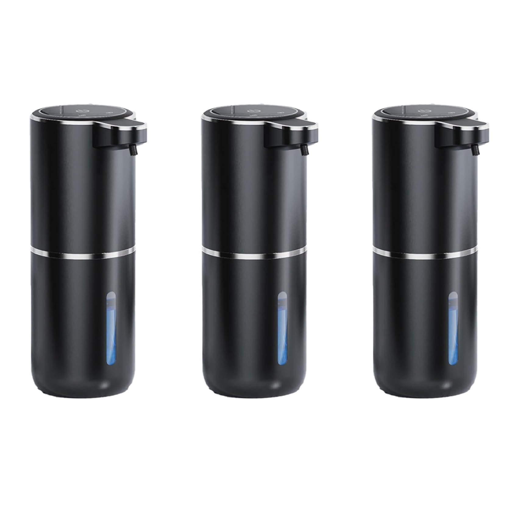 Hndhbfgrt 3X Automatic Soap Dispenser, 380 Ml, Electric Wall Mounting, Non-Contact Automatic Soap Dispenser, USB Rechargeable Gel