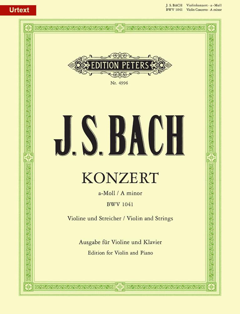 Violin Concerto in A minor BWV 1041 (Sheet music)