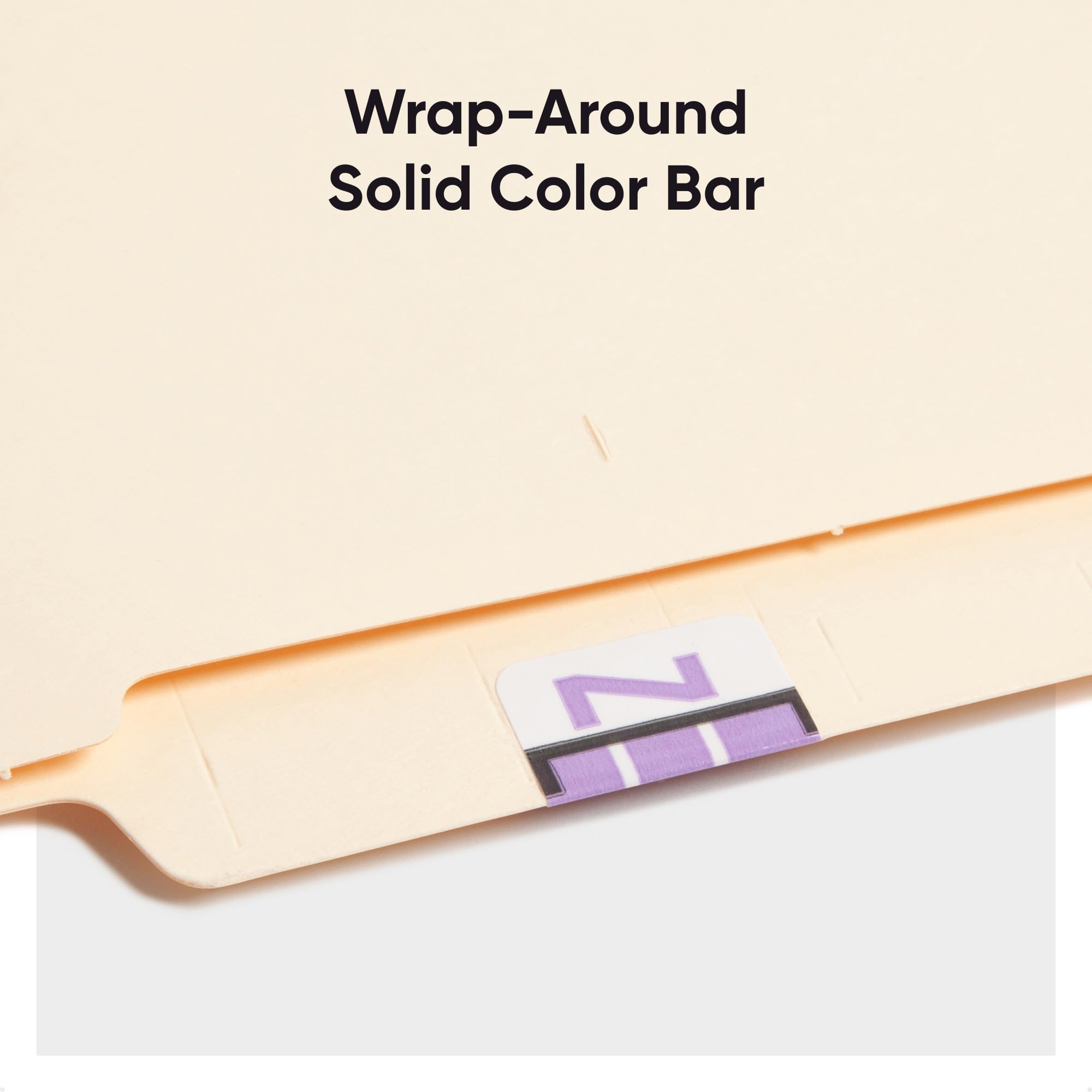 Snapklik.com : Smead BCCR Bar-Style Color-Coded Alphabetic Label, Z ...