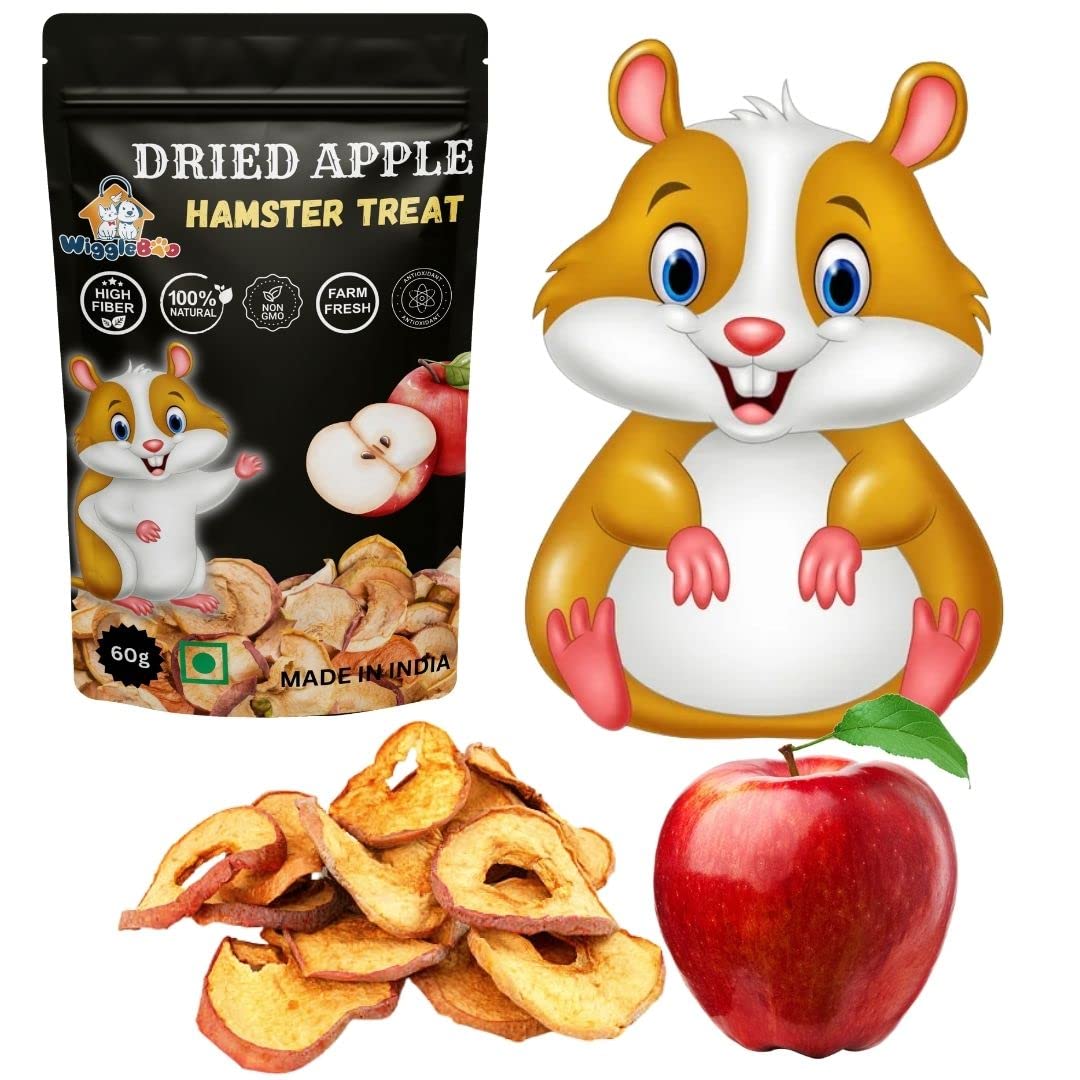 WiggleBoo Hamster Treats || Crunchy & Delicious || Nutritious || Healthy & Tasty || All-Natural Snacks Packed with Flavor and Nutrients for Optimal Health and Wellness (Dried Apple) (B0BZDD2BZT) Amazon Price History, Amazon Price Tracker