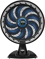 Ventilador de Mesa Arno X-TREME 9 40cm com Repelente VE95, 160W, 9 Pás, 3 Velocidades, Função Repelente, Oscilação 80º, Modo Sono Tranquilo, 110V