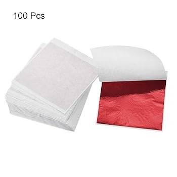 専用　レリーフ Amazon.co.jp: MECCANIXITY ゴールドリーフホイルシート レッド