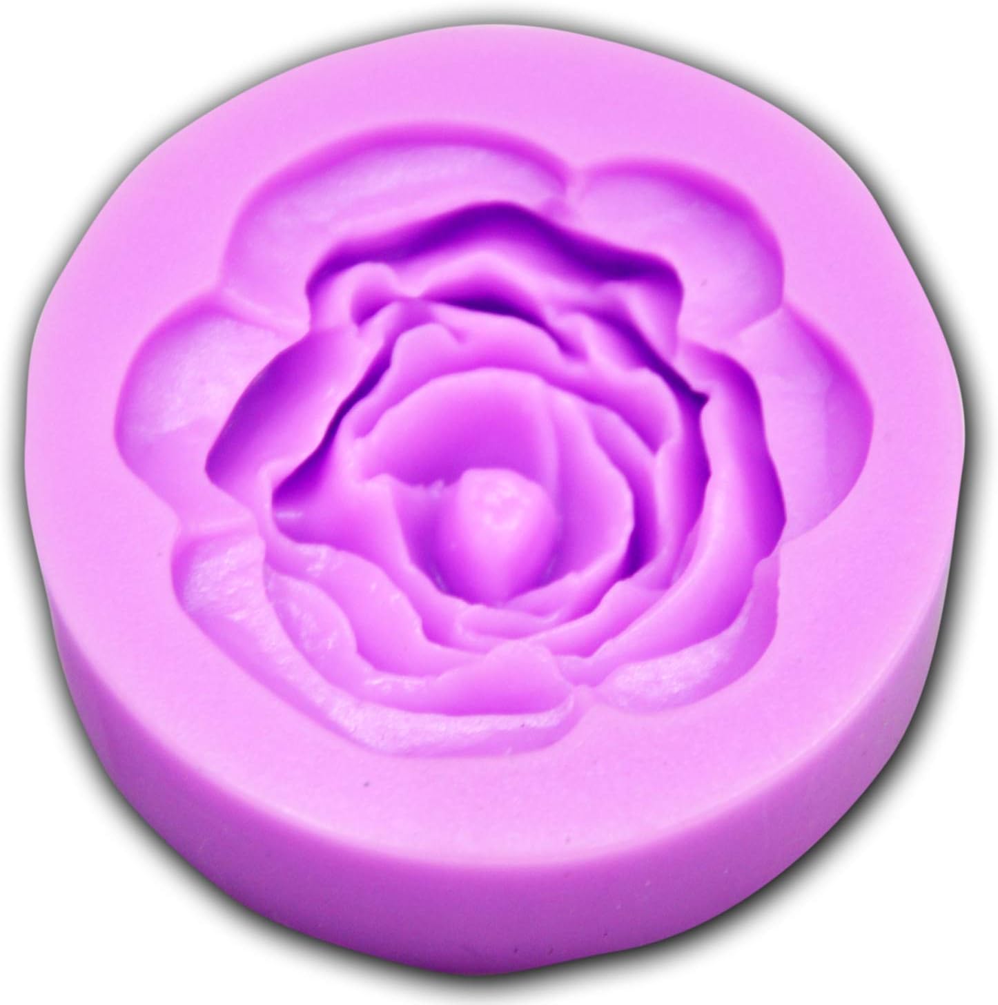 Bakers King Floral Silicone Mold Rose Flower Shape Mould
