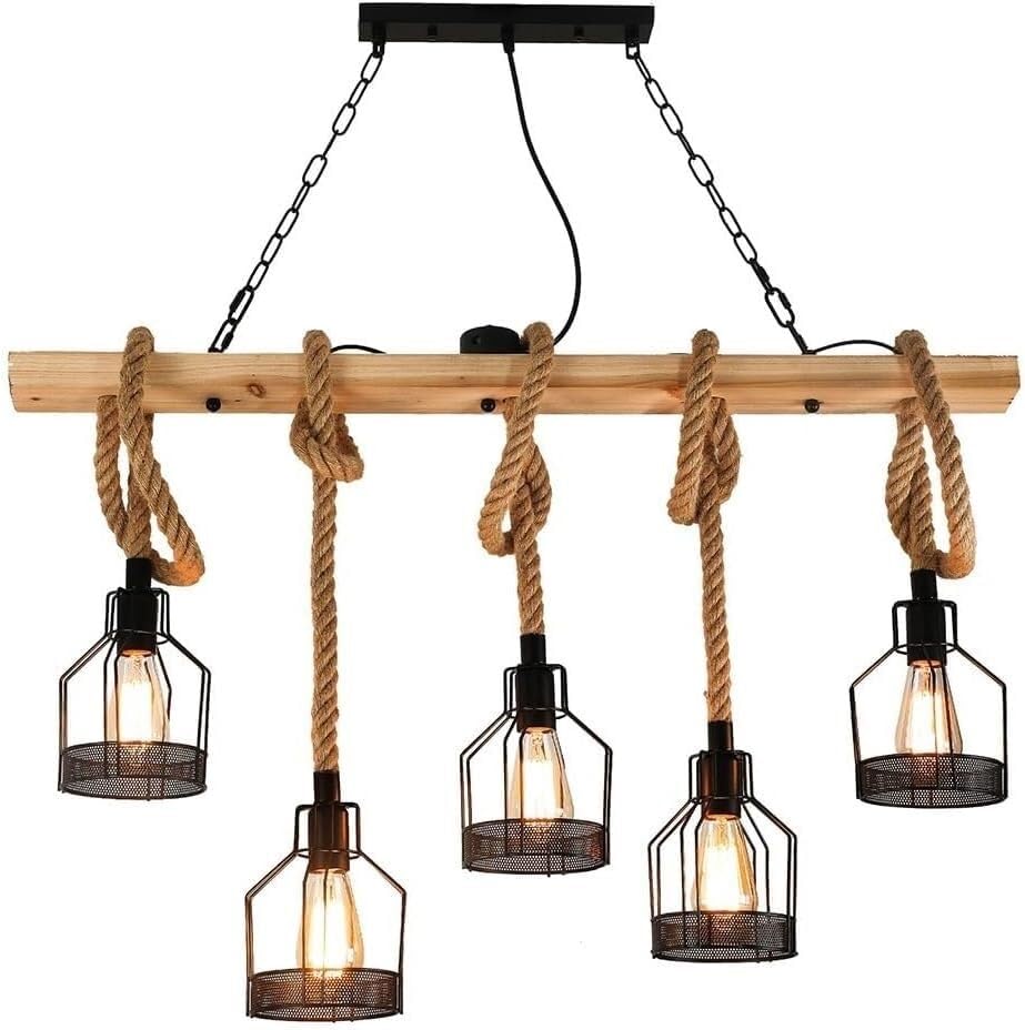 Remontoir montre retro en bois cage metallique avec 5 lampes pour sublimer votre bureau
