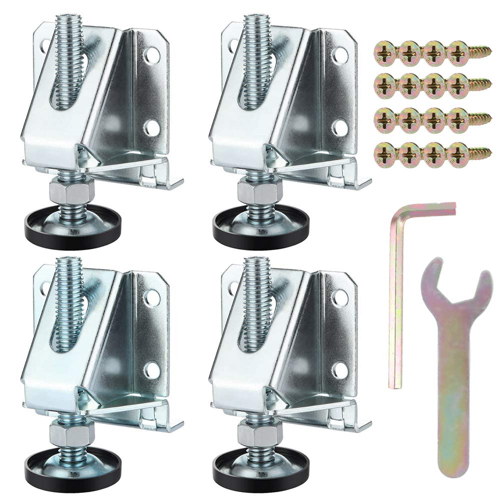 Buy 4 Pack Furniture Leg Levelers Heavy Duty Lifting Leveler Legs