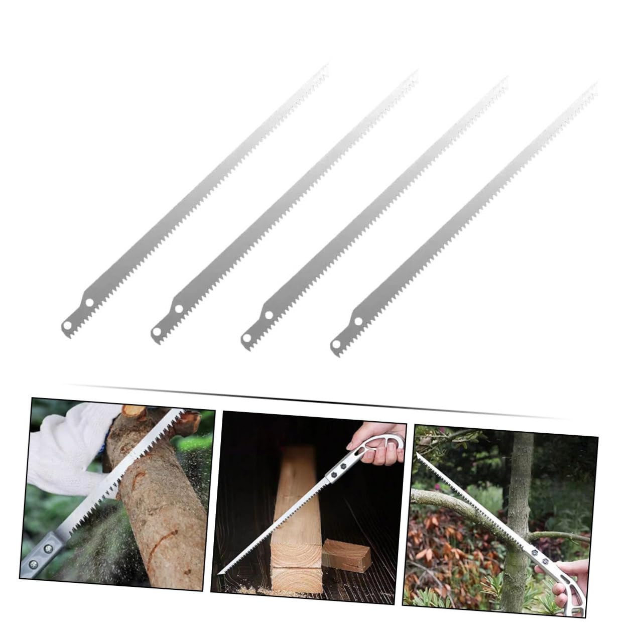 ibasenice 5 Set Da Taglio A Palo Alternativa Seghetto Per Potatura Segaccio Per Potatura Lame Per Da Potatura Lame Per Seghetti Manuali Di Piccole Dimensioni 4 Pezzi*5