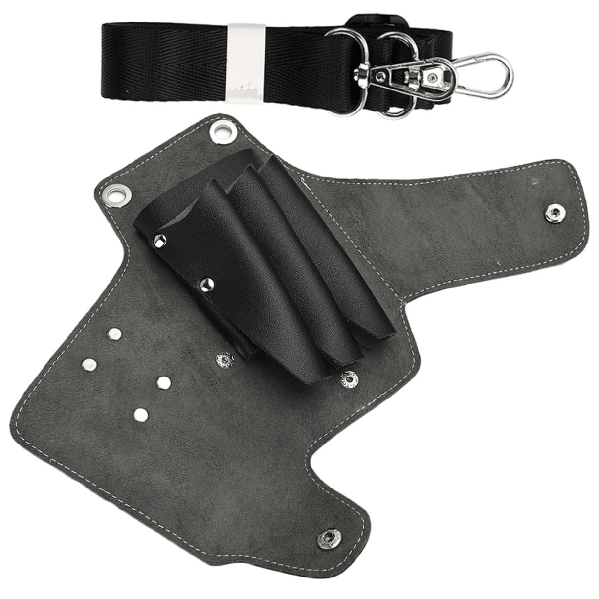 TOVINANNA Scissor Tool Kit Hairdresser Shoulder Bag Barber Tool Bag Scissor Pouch Leather Hair Stylist Multi-Functional for Salon