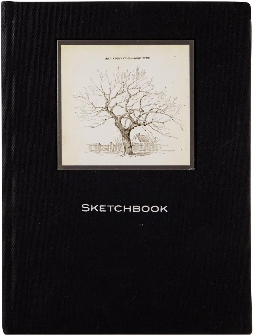 Black Tree Hardbound Sketchbook by Artist's Loft - Acid Free and Smudge Resistant Paper, Sketch Pad for Drawing, Sketching, Writing - 1 Pack
