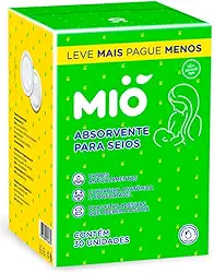 Absorvente Protetor para Seios Mió 30 Unidades Leve mais Por Menos